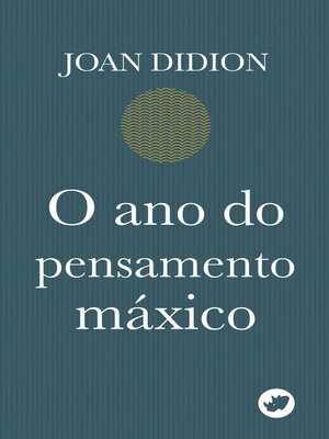 cover image of O ano do pensamento máxico